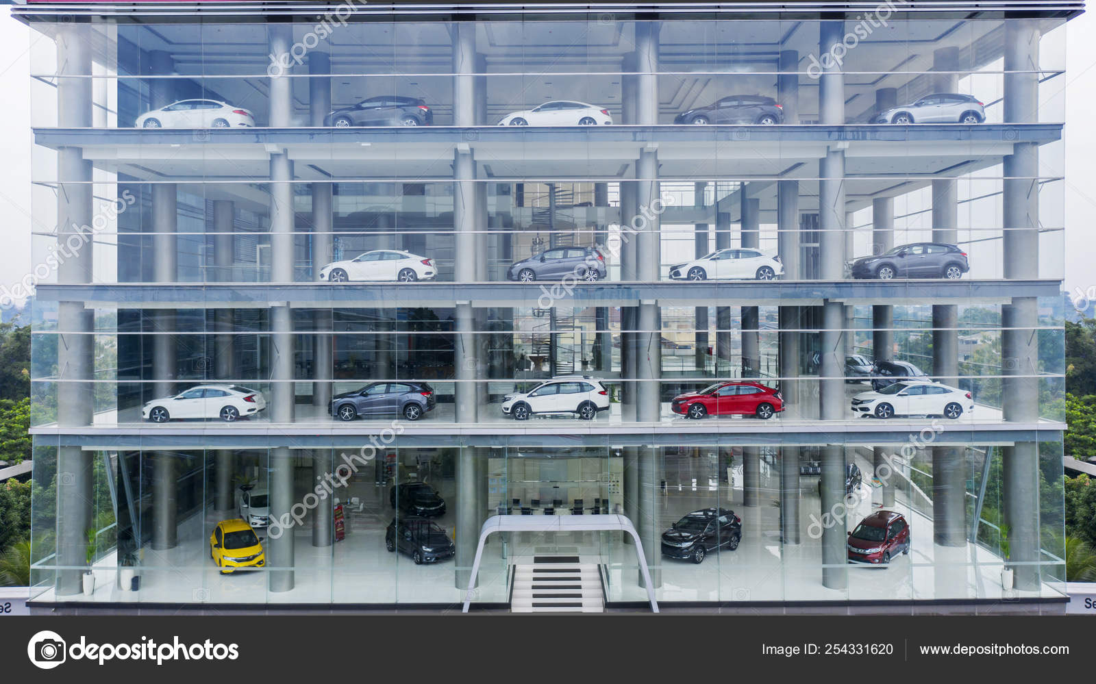 Showroom de carros de luxo